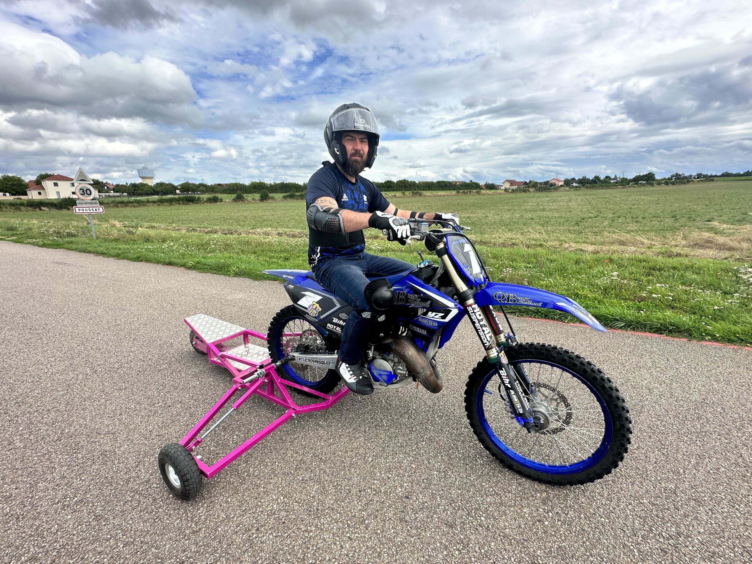 MOTO EN LOCATION POUR INITIATION MOTOCROSS QB MX SCHOOL